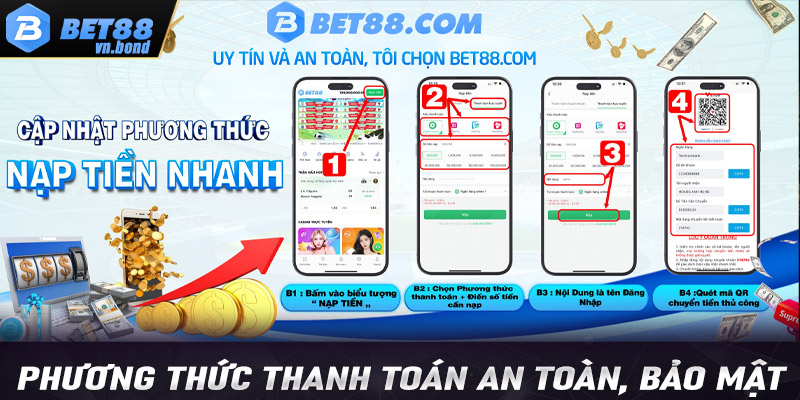 Phương thức nạp và rút tiền an toàn nhất